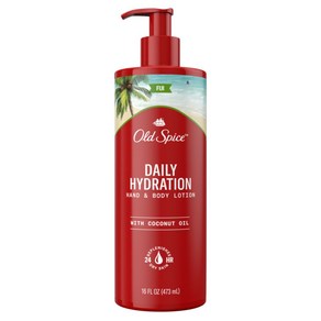 Old Spice 데일리 하이드레이션 핸드 앤 바디로션 위드 코코넛오일, 473ml, 1개