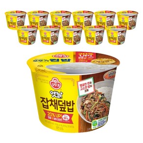 오뚜기 컵밥 옛날 잡채덮밥, 236.5g, 12개