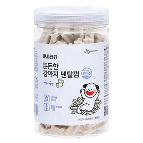 뽀시래기 든든한 강아지 덴탈껌, 우유, 300g, 1개