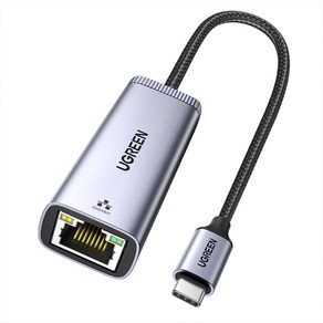 유그린 USB3.1 Gen1 C타입 기가비트 외장형 랜카드, CM483, 1개