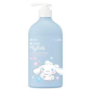 그린핑거 마이키즈 샴푸 프레쉬 그린향 산리오캐릭터즈 에디션 시나모롤, 500ml, 1개