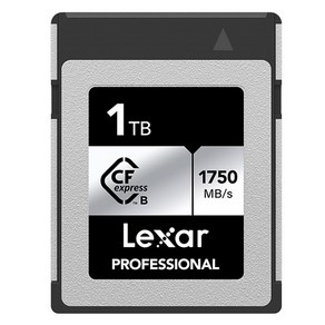 렉사 pofessional CFexpess Type B CF카드 SILVER Seies LCXEXSL001T-RNENG, 1TB, 1개