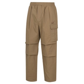 [PUMA]푸마_남녀공용_유틸리티 오버사이즈 카고 팬츠_UTILITY OVERSIZED CARGO PANTS_베이지_93334303