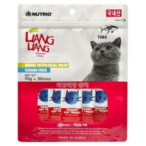 뉴트리오 리앙리앙 고양이 짜먹는 간식 30p, 참치, 300g, 1개