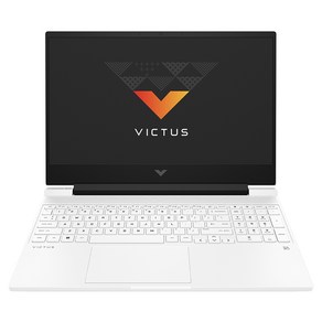 HP 2024 빅터스 게이밍 노트북 15 라이젠5 8000 시리즈 지포스 RTX 4050, 화이트, 512GB, 16GB, WIN11 Home, 15-fb2059AX