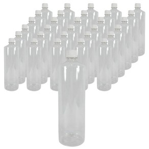 다용도 페트병 일자 G 용기 1000ml + 흰색캡 세트, 84세트
