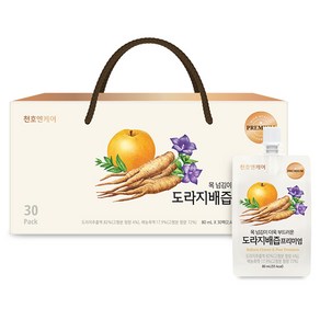 천호엔케어 프리미엄 도라지배즙 30p, 2.4L, 1박스