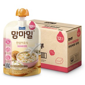 맘마밀 매일 안심이유식, 100g, 10개