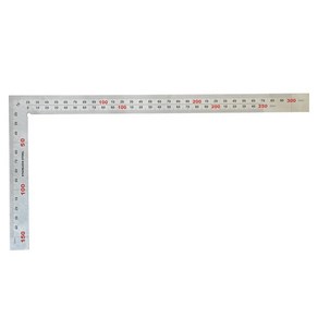 블루텍 목공용 직각자 150 x 300 mm BD-SQ300W C4011864