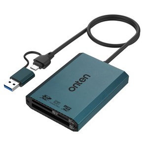 컴스 USB 3.2 Gen1 CF SD TF 메모리 카드리더기