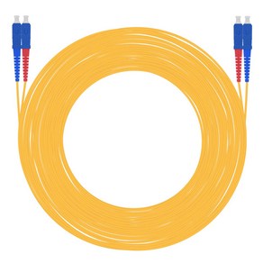 넥스트 싱글모드 SC-SC 광 점퍼코드 패치코드 NEXT-SS2, 옐로우(NEXT-SS250SM), 1개, 50m