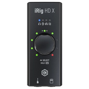 아이케이멀티미디어 iRig HD X 아이릭 모바일 기타 베이스 인터페이스, IK-AI-0014, 혼합색상