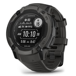 가민 Instinct 2X Sola 아웃도어 GPS 스마트워치, 그라파이트, 50mm