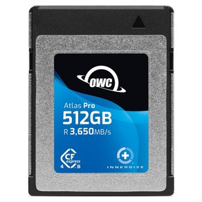 OWC Atlas Po Cfexpess 4.0 Type B DSRL 메모리 카드, 512GB, 1개