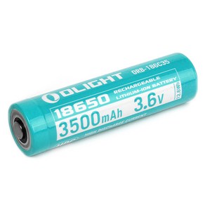 OLIGHT 커스텀 18650 배터리 3500mAh, 블루, 1개