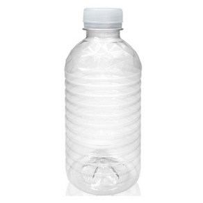 생수 용기 페트병 350ml 81p + 흰색 캡 30cm 81p 세트