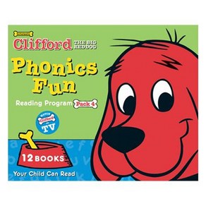 Cliffod Phonics Fun Pack 4 : 12 Books Box 세트 StoyPlus QR 전 12권, Scholastic