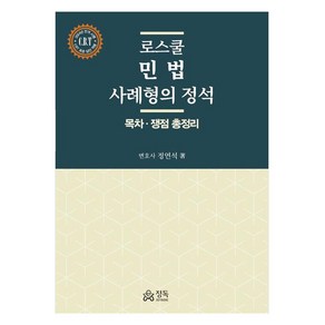 로스쿨 민법 사례형의 정석목차 쟁점 총정리, 정독