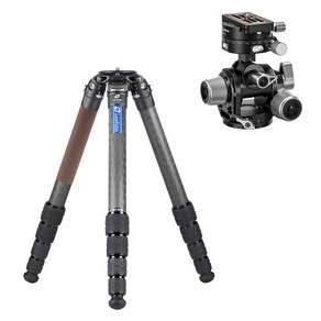 레오포토 시스테메틱 10X 카본 써밋 삼각대 + 기어헤드 세트, LM-365C+G4_PRO, 1개