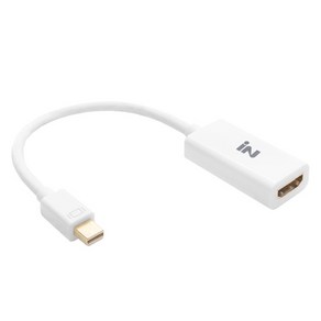인네트워크 mini DP to HDMI 영상 변환 젠더, 1개