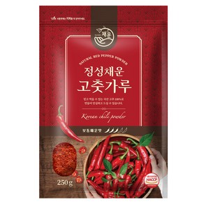 채운 정성채운 국산 고춧가루 보통매운맛, 250g, 1개