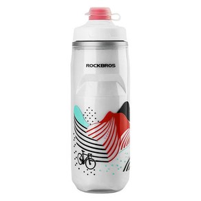 락브로스 스포츠 보냉 물통, 화이트, 620ml, 1개