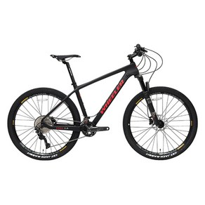 휠러 이글 1.0 24년형 27.5 데오레22단 카본 MTB 산악자전거 15.5 미조립, BLACK + RED, 170cm, 1개