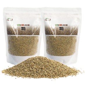 조류 키워쥬 프리미엄 세척 볶음 개별알곡 피 사료, 500g, 2개