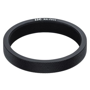 JJC 후지필름 X100VI X100V X100F X100T X70 카메라 렌즈 어댑터 링 RN-FXVI, 1개, RN-FXVI(블랙)