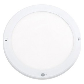 번개표 LED 엣지타입 원형 센서등 20W 220mm, 화이트 + 주광색, 1개