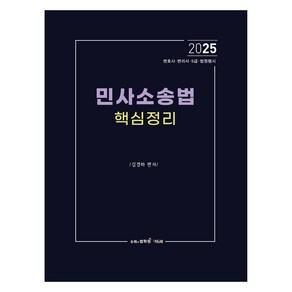 2025 민사소송법 핵심정리:로스쿨 변리사 5급공채 법원행시 대비, 에듀비