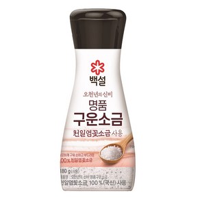 백설 천일염꽃 구운소금, 180g, 1개