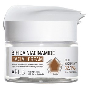 APLB 비피다 나이아신아마이드 페이셜 크림, 55ml, 1개