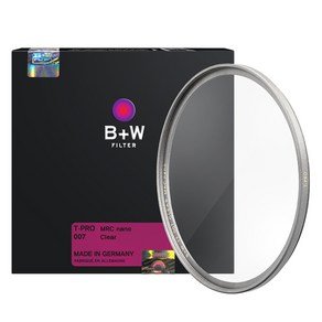 슈나이더크로이츠나흐 B+W 007 NEUTRAL MRC nano T-PRO DIGITAL 카메라렌즈필터 52mm, 1개