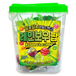 레인보우 팝 막대사탕 60p