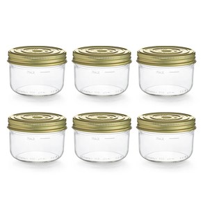 르파르페 패밀리아 위스테린 유리 밀폐용기 350ml, 6개