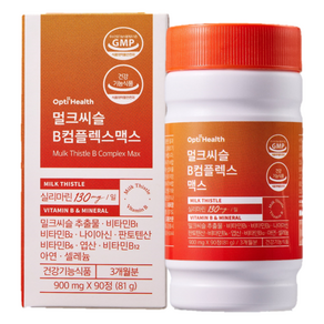 옵티헬스 멀크씨슬 B컴플렉스 맥스 81g, 1개, 90정