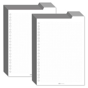 플레픽 프리스타일 인덱스 리필속지 도트, 2개, 30개입