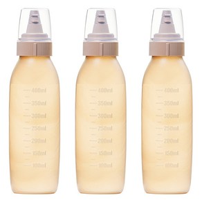 씨밀렉스 프리즐 3단 노즐 양념 소스통 오렌지, 500ml, 3개