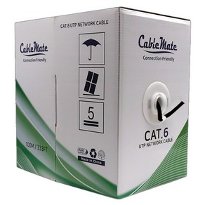 케이블메이트 CAT.6 UTP 기가 제작용 박스형 랜케이블 CM1173