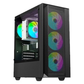 포유컴퓨터 2024 게임용 조립PC 코어i5 인텔 14세대 지포스 RTX 4060 Ti, 블랙, TR443246tiB, 1TB, 32GB, Win11 Home