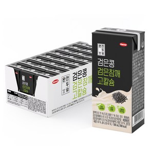 한미 완전두유 검은콩 검은참깨 고칼슘 두유, 190ml, 24개