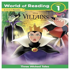 Wold of Reading Level 1 : Disney Villains 3-Stoy Bind-Up, Disney Pess