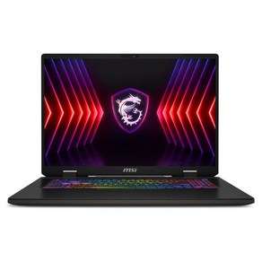 MSI 2024 스워드 17 HX 코어i9 인텔 13세대 지포스 RTX 4070, 코스모스 그레이 + 블랙, 1TB, 16GB, WIN11 Home, MSI 소드 17 HX B13VGKG-i9 QHD (244)