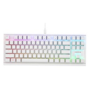 CHERRY MX 1.1 RGB TKL 게이밍 기계식 키보드, 화이트, G80-3911HWAKR-0, 저소음 적축