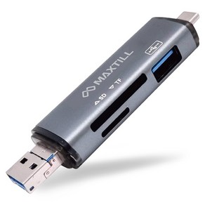 맥스틸 OTG 멀티 USB3.0 C타입 카드리더기, 맥스틸 MT-R307 카드리더기, 1개, MT-R307