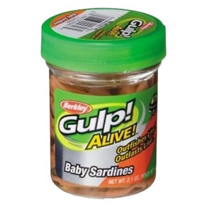 버클리 걸프얼라이브 베이비사딘 병타입, 반짝이흰색, 50g, 1개