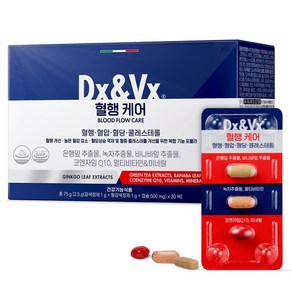 디엑스앤브이엑스 혈행 케어 혈압 혈당 콜레스테롤 영양제 75g, 1개