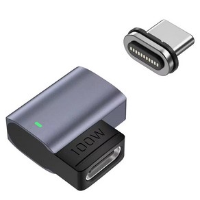 Coms USB 3.1 Type C 연장젠더 C타입 GEN2 10Gbps 100W 마그네틱 커넥터, 1개