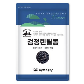 독도사랑 검정렌틸콩, 1kg, 1개